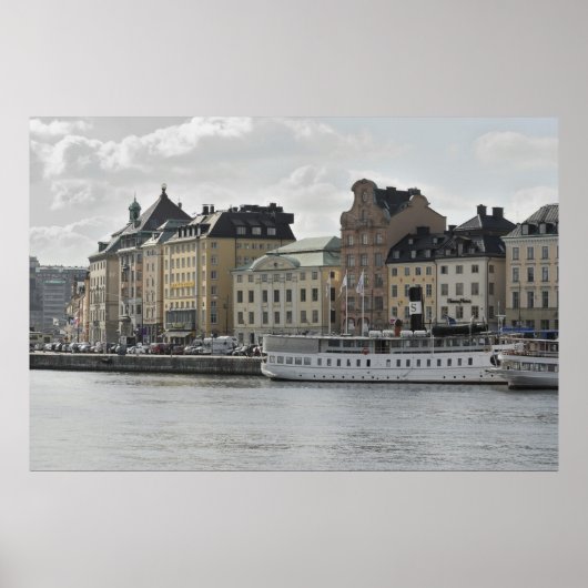 Stockholm Quay Poster (Vorne)