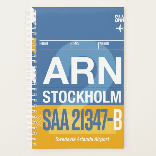 Stockholm - Reiseplaner 2026 Planer (Vorderseite)
