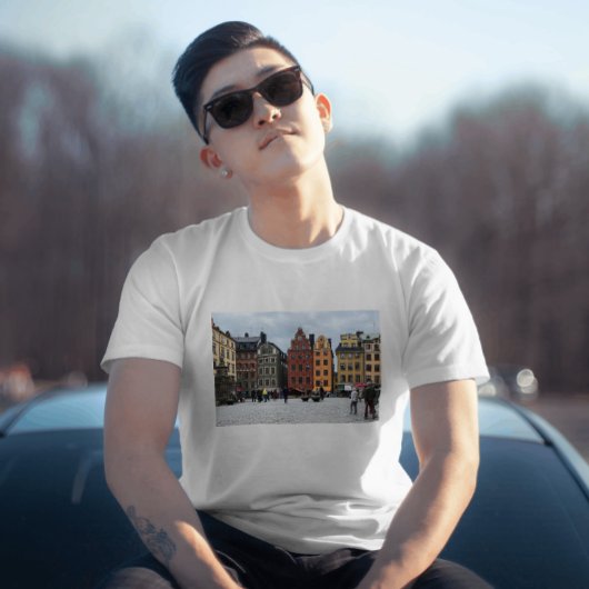 Stockholm Schweden Altstadt Europa T-Shirt