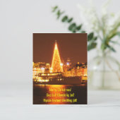 Stockholm, Schweden am Weihnachten nachts (Stehend Vorderseite)