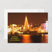 Stockholm, Schweden am Weihnachten nachts (Vorne/Hinten)