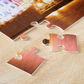 Stockholm, Schweden am Weihnachten nachts Puzzle (Seite)