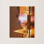 Stockholm, Schweden am Weihnachten nachts Puzzle (Vertikal)