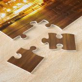 Stockholm, Schweden am Weihnachten nachts Puzzle (Seite)