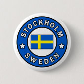Stockholm Schweden Button (Vorderseite)