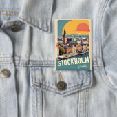 Stockholm Schweden Button (Insitu)