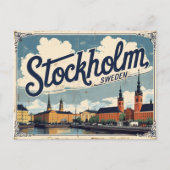 Stockholm Schweden - die nordische Hauptstadt Eleg Postkarte (Vorderseite)