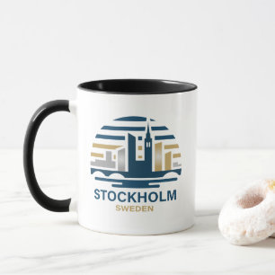 Stockholm Schweden Europa Tasse
