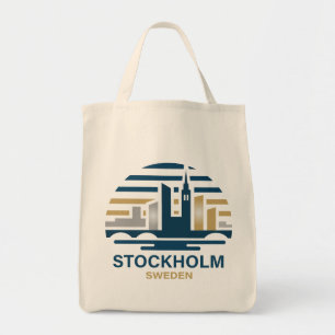 Stockholm Schweden Europa Tragetasche