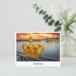 Stockholm, Schweden Feiertagspostkarte