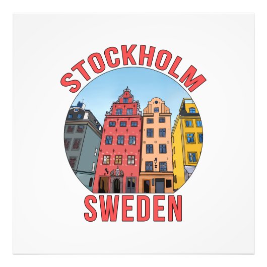 Stockholm Schweden Fotodruck (Vorne)