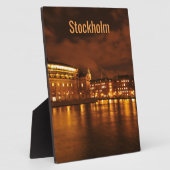 Stockholm, Schweden Fotoplatte (Seite)