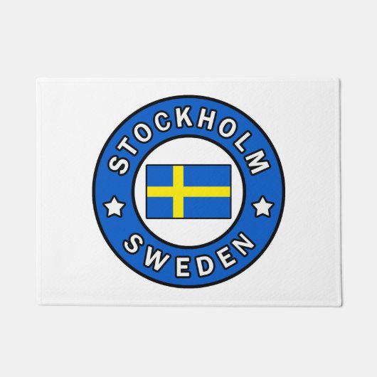 Stockholm Schweden Fußmatte (Vorderseite)