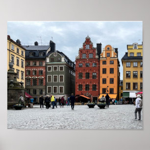 Stockholm Schweden Gamla stan Fotografie Poster