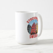Stockholm Schweden Kaffeetasse (VorderseiteRechts)