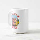 Stockholm Schweden Kaffeetasse (Vorderseite Links)