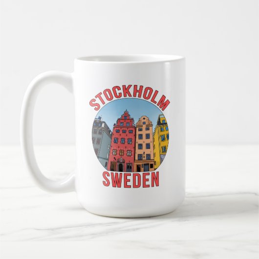 Stockholm Schweden Kaffeetasse (Links)