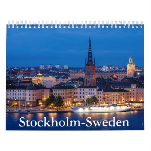 Stockholm-Schweden-Kalender Kalender (Titelbild)