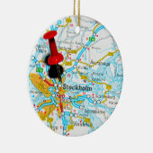 Stockholm, Schweden Keramik Ornament (Rechts)