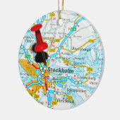 Stockholm, Schweden Keramik Ornament (Links)