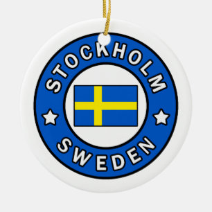 Stockholm Schweden Keramikornament