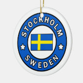 Stockholm Schweden Keramikornament (Links)