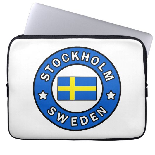 Stockholm Schweden Laptopschutzhülle (Vorderseite)