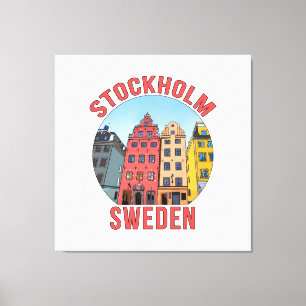 Stockholm Schweden Leinwanddruck