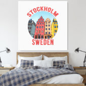 Stockholm Schweden Leinwanddruck (Insitu (Schlafzimmer))