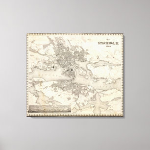 Stockholm, Schweden Leinwanddruck