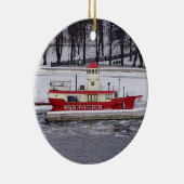 Stockholm Schweden Lightship Biskopsudden Keramikornament (Rechts)