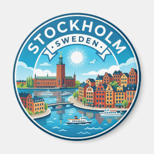 Stockholm Schweden Magnet