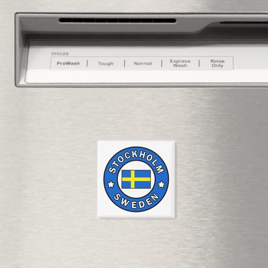 Stockholm Schweden Magnet (In Situ (Geschirrspüler))