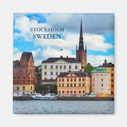 Stockholm, Schweden Magnet (Vorne)