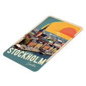Stockholm Schweden Magnet (Linke Seite)