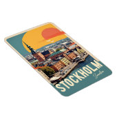 Stockholm Schweden Magnet (Rechte Seite)