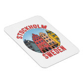 Stockholm Schweden Magnet (Rechte Seite)
