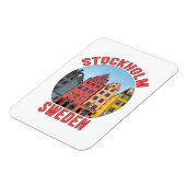 Stockholm Schweden Magnet (Linke Seite)