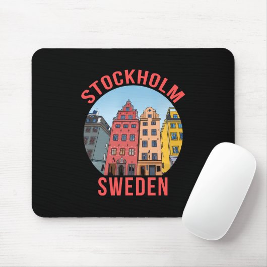 Stockholm Schweden Mousepad (Mit Mouse)