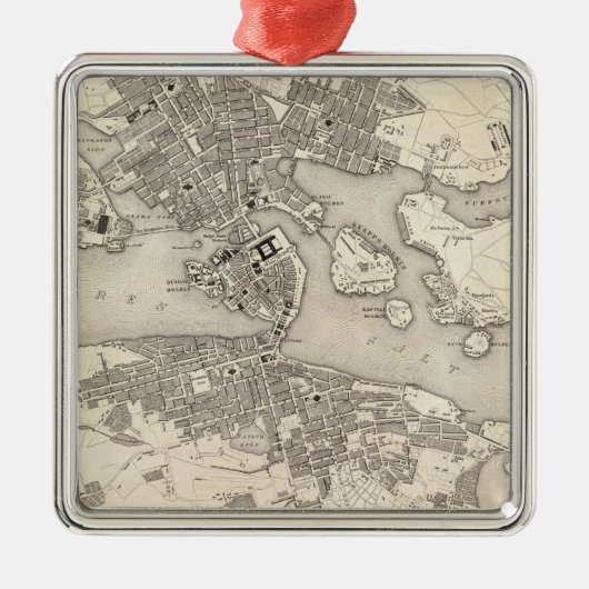 Stockholm, Schweden Ornament Aus Metall (Vorne)