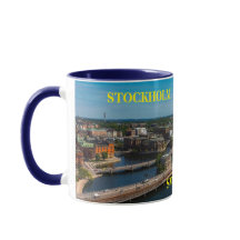 Stockholm Schweden Panoramische Tasse