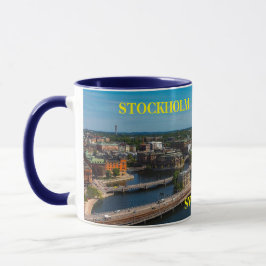 Stockholm Schweden Panoramische Tasse
