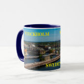 Stockholm Schweden Panoramische Tasse (Vorderseite Links)