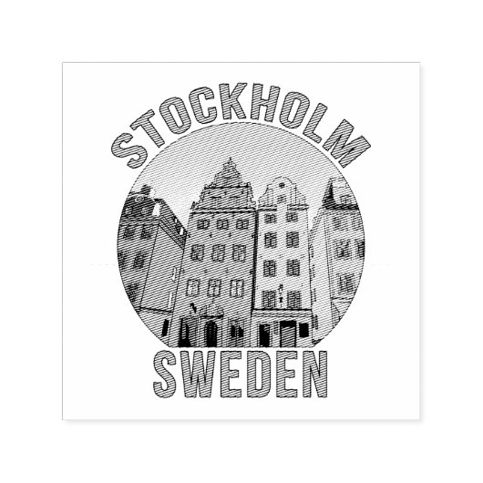 Stockholm Schweden Permastempel (Design)