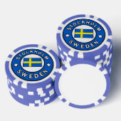 Stockholm Schweden Pokerchips (Stapel)