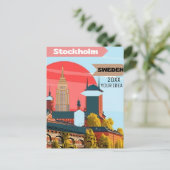Stockholm Schweden Postcard Art, Stockholm Postcar Postkarte (Stehend Vorderseite)