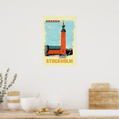 Stockholm, Schweden Poster (Küche)