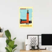 Stockholm, Schweden Poster (Heimbüro)