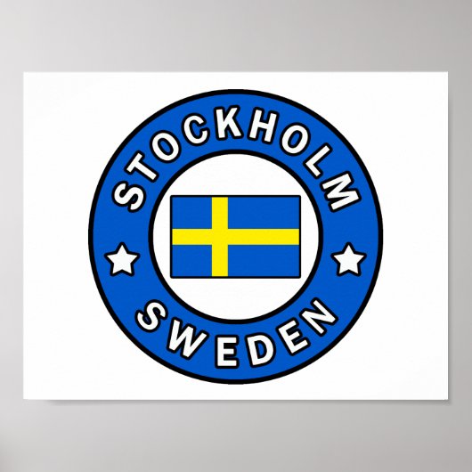 Stockholm Schweden Poster (Vorne)