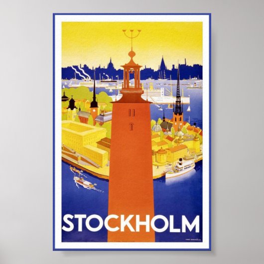 Stockholm Schweden Poster (Vorne)